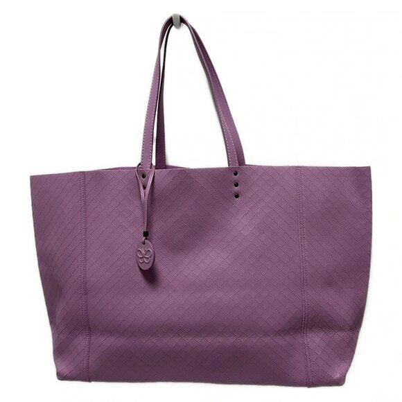 Auth BOTTEGA VENETA Intrecciomirage - Pink Leather B********* Tote Bag - Picture 1 of 10